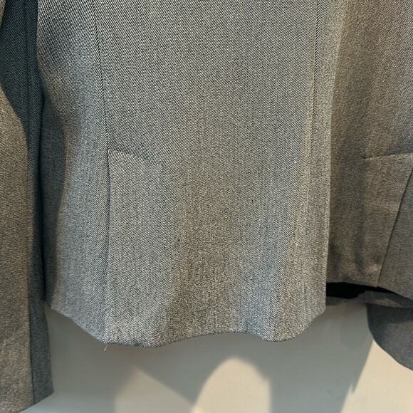 Express Studio Stretch size 12 Gray One Button Blazer Jacket - Picture 12 of 12